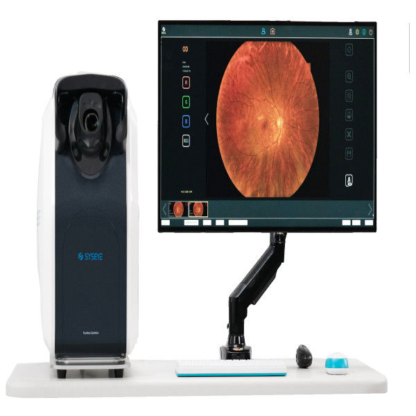 True Color Wide Field Fundus Camera with 8μm Optical Resolution and 27-inch HD Color Monitor for Retinal Imaging