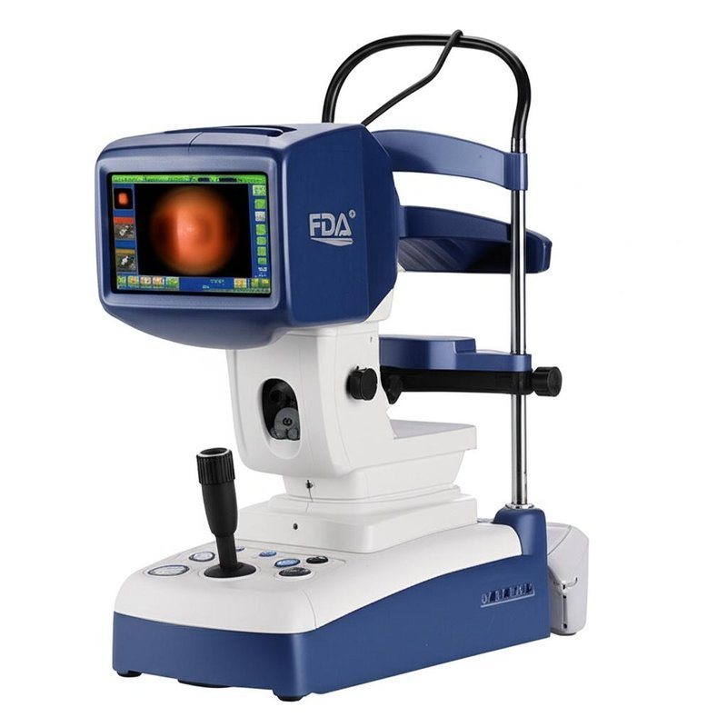 Automated Fundus Camera with DICOM 3.0 Support Manual/Auto Focus Modes and Double Dots Auxiliary Alignment